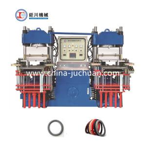 Automatic Rubber Press Vacuum Compression Moulding Machine To Make Steering Wheel Cover Inner Rubber Ring