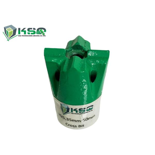 H25 Dia 35mm-57mm Button Drill Bit For Mining Thread