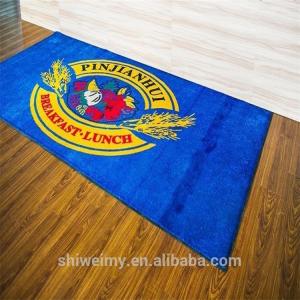 China Customized Design nylon brand logo door mat supplier