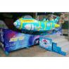 Blue color fiberglass quality space theme fly ride for indoor and outdoor