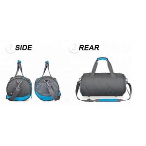 China Premium Nylon Fabric Sports Gym Bag Waterproof With Shoe Compartment supplier