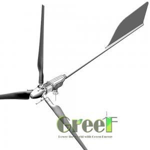 China Smart Pitch Control Wind Turbine Generator Active Yawing 10kw supplier