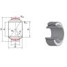 RADIAL SPHERICAL PLAIN BEARINGS GE..FW SERIES, Mainternace-free,heavy-duty,