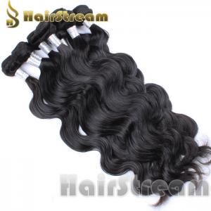 China European Real Remy Human Hair Bundle Natural Black Body Wave Human Hair Weave supplier