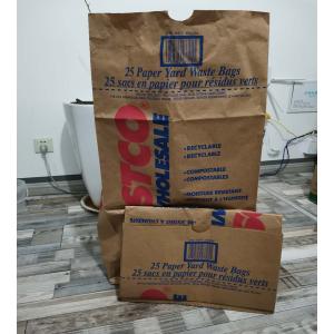 Sturdy  30 Gallon Paper Yard Waste Bags  Heavy Duty Lawn Bags  Environmentally