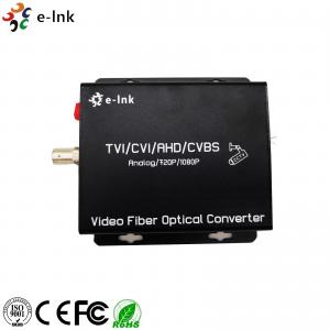 1Ch BNC CCTV Video To Optical Fiber Converter 50MHz Video Bandwidth