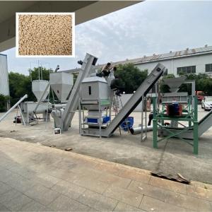 1-12mm Final Pellet Size Animal Feed Production Line With Moisture Content ≤20%