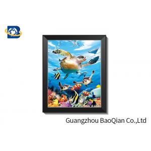 0.6mm PET + Pearl Film 3D Lenticular Pictures With PVC Frame