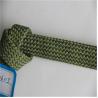 China Green Polyester Outdoor Furniture Rope , Braided Twisted Webbing With Core Inside wholesale