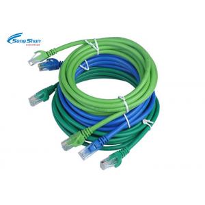 Blue UTP CAT 5e Network Patch Cord High Precision Optional Cable Color 0.3m-30m