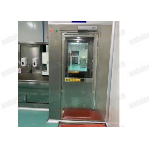 China 25m/s 3 Side Air Shower Booth , 50Hz 2 Filters 1500mm Width Cleanroom Air Shower wholesale