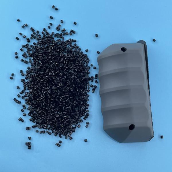 Materiales reciclados GRS negros 85A Elastómero de poliuretano termoplástico para inyección de plástico, respetuoso con el medio ambiente