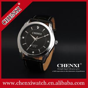 China Men Fashion Watches Bright Fashion Jewelry Wholesale Price CHENXI Branding Leather Watches supplier