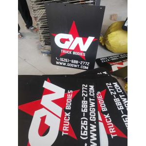 Factory Custom Rubber Mud Flaps Universal Fit for Trucks Trailers