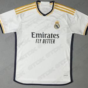 Fan Polyester White Football Jersey Tear Resistant Striped Football Shirts