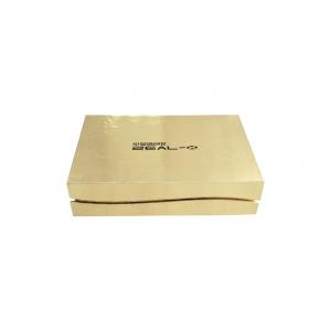 China Cardboard Magnetic Book Shaped Box Glossy Gold Paper Hair Extension Packaging supplier