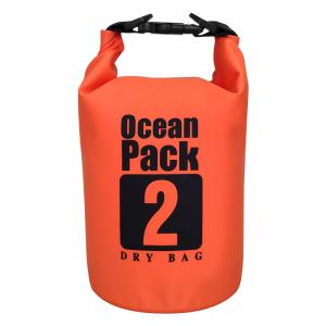 Sac sec étanche de PVC, sac imperméable 2 litres pour l'OEM de pêche de natation