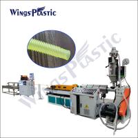 China High Speed PP PE Single Wall Corrugated Pipe Extruder Machine For Medical Hose on sale