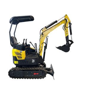 Durable Mini Backhoe Excavator 2.5Km/H - 4.4Km/H Mini Digger 2 Ton