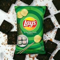 China Lay's 90g Nori Seaweed Chips Wholesale - Case of 40 PCS for Retailers & Distributors on sale