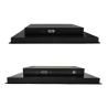 Monitor LCD de pantalla táctil capacitiva de montaje en pared industrial de alto brillo de 1000 nits, resistente al agua IP65 integrado, para quiosco