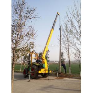 China High performance pole pit making machine pole hole drilling machine india tractor supplier