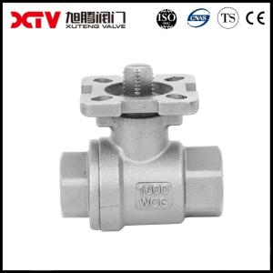 China Xtv 1/2 Inch 2PC Ball Valve with Mountain Pad High Platform Designed and Manufactured supplier