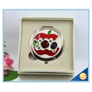 Shinny Gifts Newest Design Round Compact Mirror Folding Small Pocket Mirror