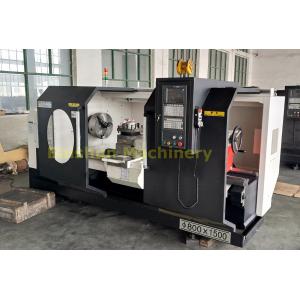 China Metal Mini CNC Horizontal Lathe Machine With Atomatic Original Mechanical Flat Bed supplier