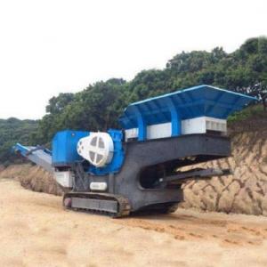 Crawler Type Mobile Jaw Crusher Plant Wheel Mounted For Mining