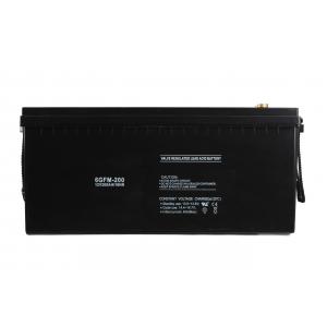 Rechargeable 12V200AH AGM Deep Cycle Battery Female Copper Insert M8 Terminal Type