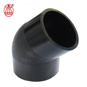 China 22.5 Degree Elbow HDPE Pipe Fitting Low Resistance Easy Installation OEM supplier