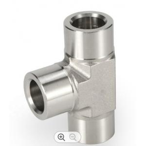 Stainless Steel Forged Pipe Fitting A403 A420 ANSI B16.11 SW Straight Tee