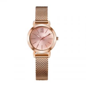 Bracelet Mesh Band Ladies Alloy Quartz Watch Waterproof Minimalist Watches