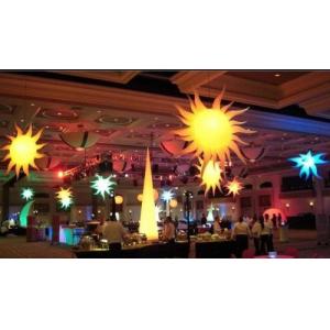 China Led Light Inflatable ,Colourful Inflatable Star Lights For Event Decoration supplier