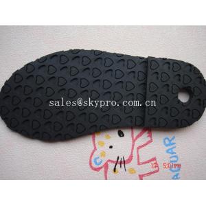 Wear resistant TPR rubber boot sole / shoe outsole sheet , heart pattern