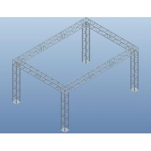 China Portable Square Aluminum Truss , Durable Exhibition Truss Trade Show Booth supplier