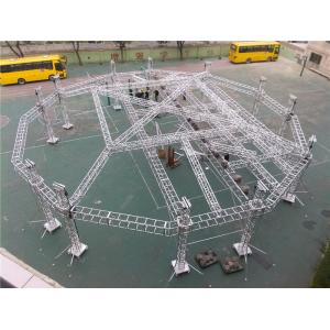 22m / 80 Feet Aluminum Square Bolt Truss System 450x600 mm Stage For School