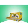 Glossy Yellow Cardboard Trays/ PDQ Display Promoting Medicine & Healthcare
