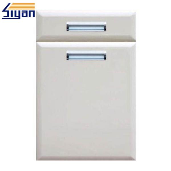 Refacing White Modern Kitchen Cabinet Doors And Drawer Fronts 0.35mm Thickness