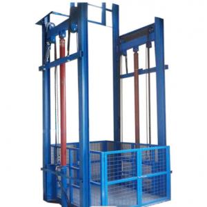Hairline Stainless Steel Electric Freight Elevator Lift 1000KG