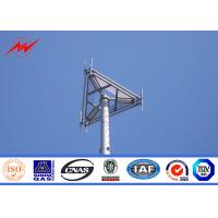 China Steel Material Mono Pole Tower For Telecommunication With Its Drawing on sale