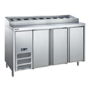 China +6℃ to 0℃ Pizza Commercial Refrigerator Freezer 400L Air Cooling Food Case supplier