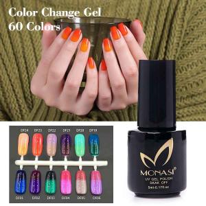 nail polish manufacturing Thermal Color Change UV LED Soak Off Gel Nail Polish uv 1kg