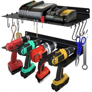 Garage Power Tools Organizer Cordless Electric Drills Storage Rack Acceptable OEM