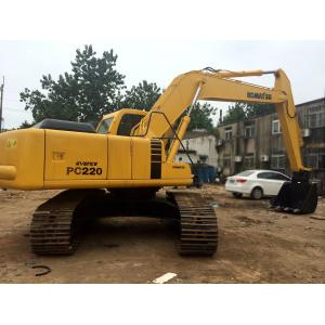 Heavy Duty Second Hand Excavator , Durable Used Komatsu Excavator Pc220