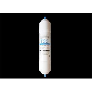 Polypropylene Water Purifier And Dispenser , T33 Post Active Carbon Filter 11 Inch