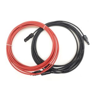 China Le câble solaire de C.C picovolte n'importe quel double de couleur a isolé 4mm pour les panneaux solaires supplier