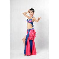 China 2 Tones Chiffon Belly Dancing Clothes Sexy Skirts With Slits On The Side on sale