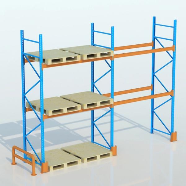 Durable Industrial Storage Rack / Selective Pallet Racking Capacity 1000-4000 Kg